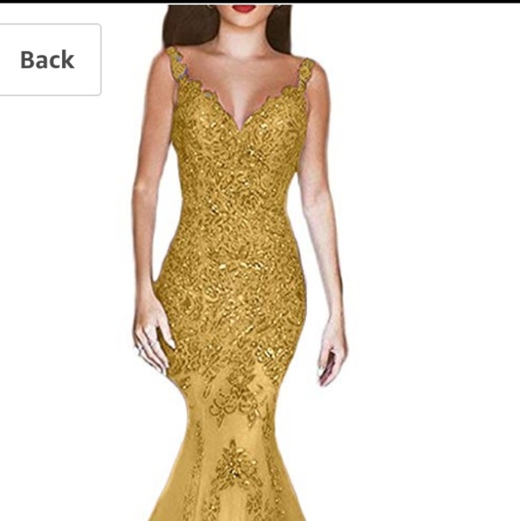 Gold Sequins Dress
